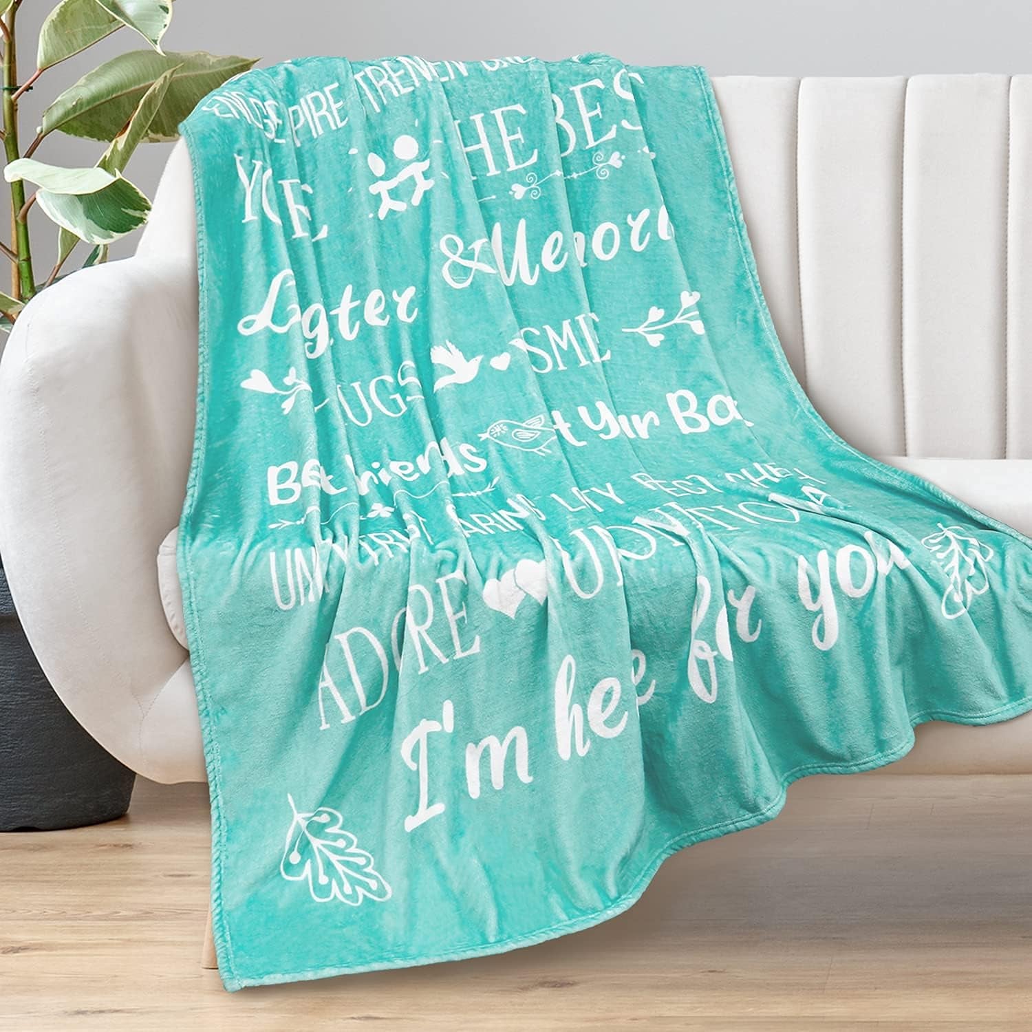 Friends Blanket Best Friend Blanket Prayer Blanket Healing Blanket Throw Blanket Gift Best Friend Throw Blanket Friend Blanket Fluffy Blanket Fleece Blanket with Inspirational Messages